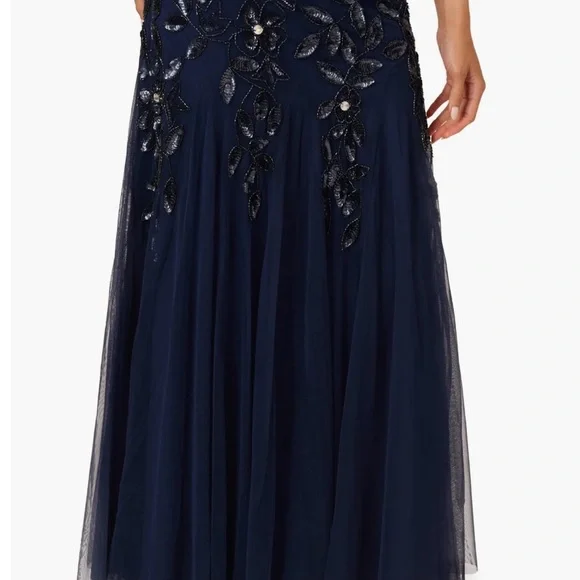 Adrianna Papell Brown Evening Gown - Picture 5 of 17